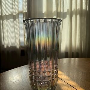 Iridescent Glass Vase